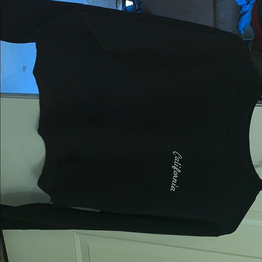 California croptop crewneck